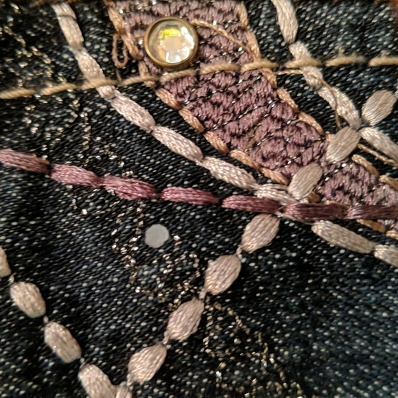 Earl Jeans Women's Dark Wash Straight Leg Jeans Size 10 - Picture 6 of 10